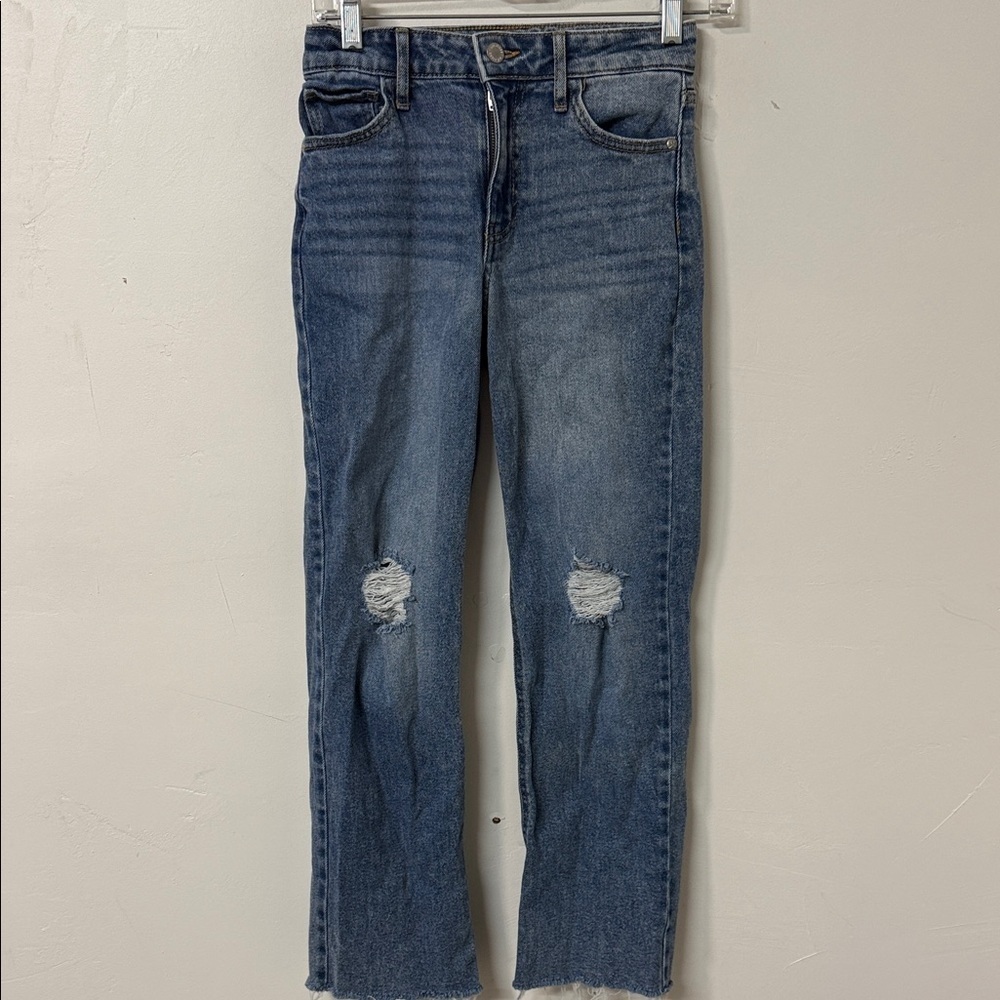 Art Class Kids Blue Distressed Jeans